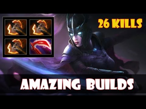Phantom Assassin - 26 KILLS  WITH 3 BATTLE FURY  - Amazing Builds - Dota 2