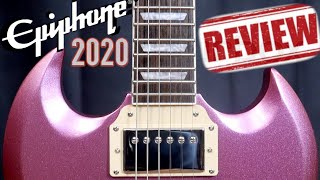 Video thumbnail for Is the SG Muse Worth Buying? | 2020 Epiphone Modern Collection SG Muse Purple Pasion Metallic Review by The Trogly's Guitar Show