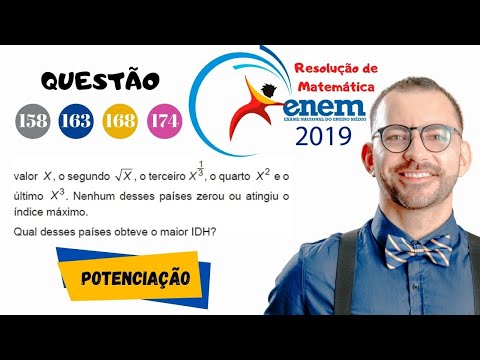 ⚪158 prova cinza | Resolução das Questões de Matemática ENEM 2019 | POTENCIAÇÃO