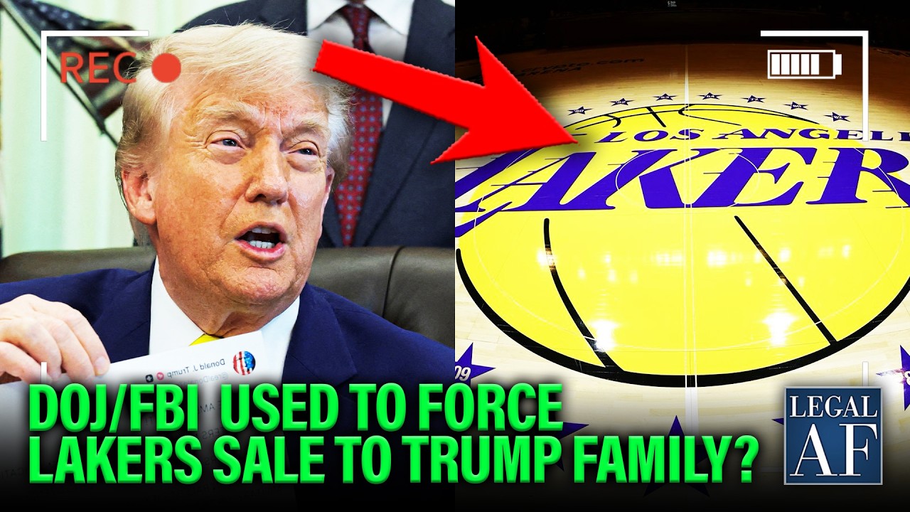 Trump SCANDALIZED by Allegations he used the DOJ and FBI to FORCE the Sale of the Lakers to family!?