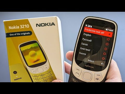 Turn Off Predictive Text Typing on Nokia 3210 4G (Change Input Method )