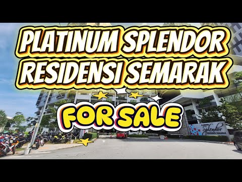 Platinum Splendor KL – High Floor, 3+1 Bilik, RM580K SAHAJA! video