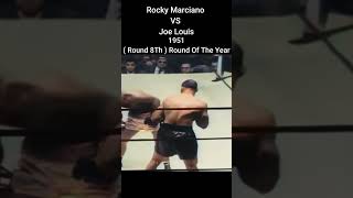 1951 Rocky Marciano VS Joe Louis (8Th Round Of The Year) #boxing  #roundoftheyear #boxeo