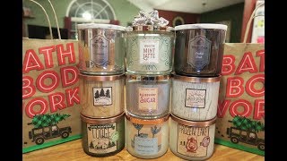 Bath & Body Works / White Barn - Holiday 2017 Candle Haul #2
