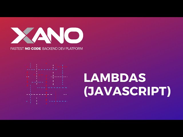 Lambdas (JavaScript)