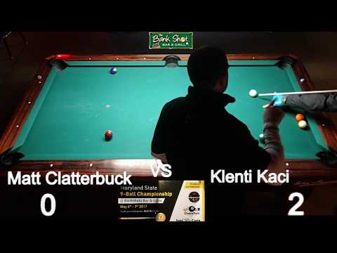 Klenti Kaci Vs Matt Clatterbuck - Maryland 9-ball Championship