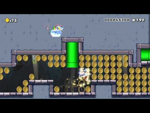 WarioLand4-Crescent Moon Village by Cam 一SUPER MARIO MAKER一 No Commentary 1AI