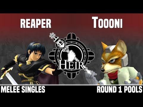 Heir 4 - Heir | reaper (Marth) vs Toooni (Fox) - MELEE SINGLES - ROUND 1 POOLS