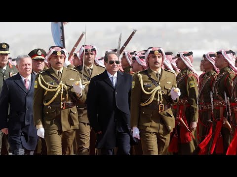 عبدالله الثاني يستقبل السيسي في عمّان والملف الفلسطيني أولى القضايا…