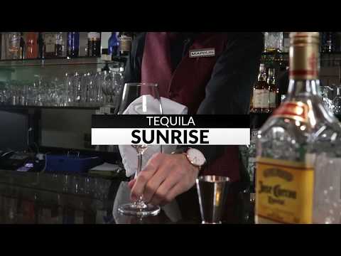 Cocktails at The Shaftesbury Grand Royal - Tequila Sunrise