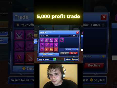 5k profit in blade ball (trading)  #roblox #robloxmemes #bladeball #robloxshorts