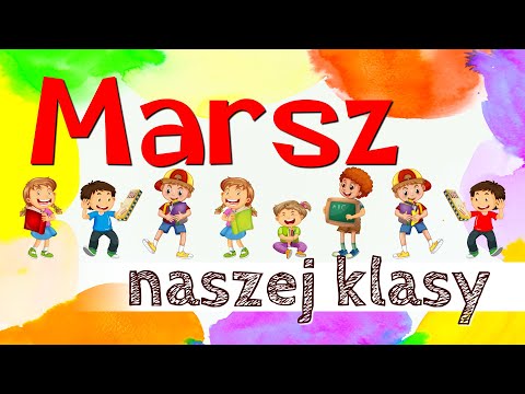 Marsz naszej klasy - Wesołe piosenki - Lena Sobczyk - podkład Jangok