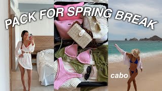 PACK WITH ME FOR SPRING BREAK 🌺 *chaotic mess*