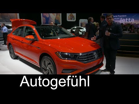 All-new Volkswagen Jetta 2019 REVIEW - VW NAIAS 2018 Autogefühl
