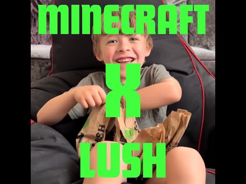 Minecraft X Lush, check out my new Minecraft bath bombs!