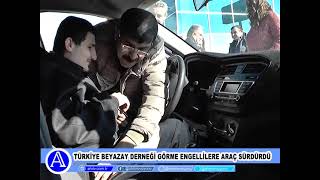 Türkiye Beyazay Derneği Görme Engellilere Araç Sürdürdü