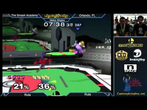 The Smash Academy - Rula (Falco) vs Dap (Fox) - Bracket - SSBM
