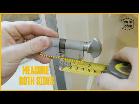 Simple steps in changing a cylinder lock | Screwfix