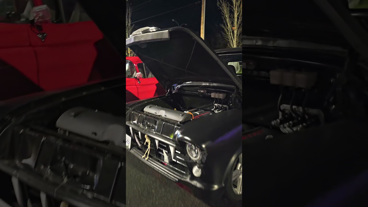 LS3 swapped 56 3100 #lightemuptv #chevy #halloween #cruise