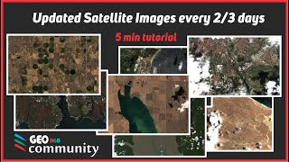 Updated Satellite Images Every 2-3 days.