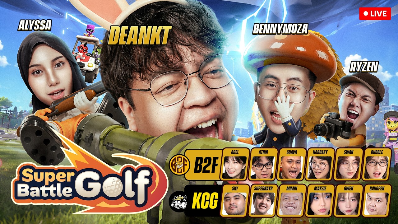 B2F & KCG AKAN BESANAN ALYBI DI SUPER BATTLE GOLF !! KITA MERUSUH BERSAMA DI GOLF