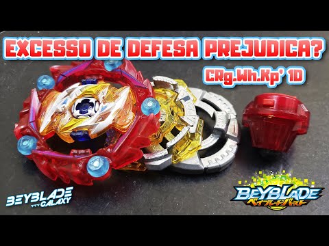 Testando 008 - CURSE RAGNARUK .Wh.Kp' 1D against three combos - Beyblade Burst