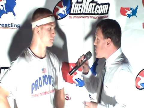 Cadet Freestyle 189 pound champion Mitch Sliga of Indiana