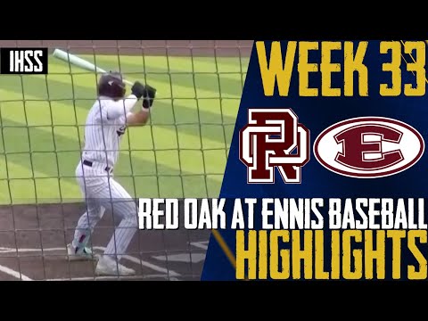 Ennis Baseball Edges Red Oak 3-2 in 15-5A Showdown