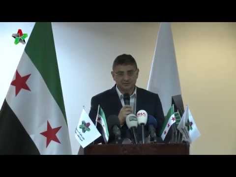 مؤتمر صحفي للسيد بدر جاموس بخصوص انتخاب الهيئة العامة للائتلاف الوطني في دورته 14 هيئة رئاسية جديدة