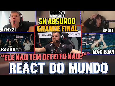A REAÇÃO DO MUNDO NO 5K INSANO DO HERDS NA GRANDE FINAL! W7M x FAZE - REACT SIX INVITATIONAL 2024