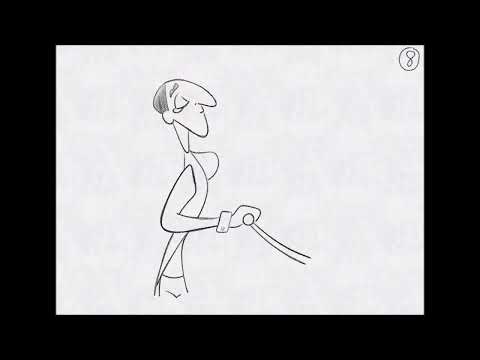"Royal Server Walk Cycle" (Animation Study) (Dodudindon)