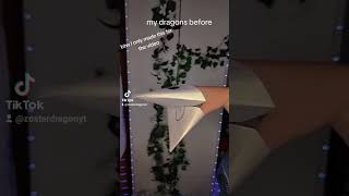 I&#39;m sorry I had to #dragon #art #dragonpuppet #dragonart #fyp #paperdragon