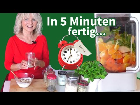 Schnelles Frühstück mit Ballaststoffen, Vitaminen und Proteinen in nur 5 Minuten zubereitet!