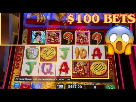 My 1st Ever $100 Bet Jackpot On RISING 🐲 Triple Fortune Dragon 🐉 