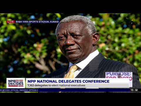NPP National Delegates Conference: Former President John Agyekum Kufuor Addresses The Delegates