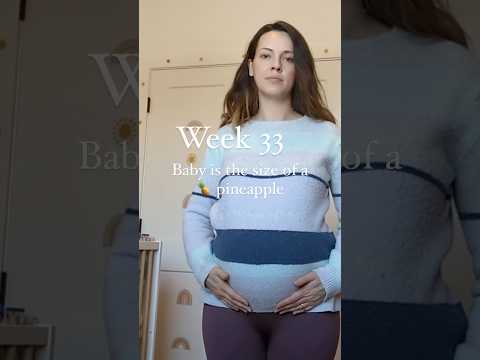 33 weeks pregnant baby development