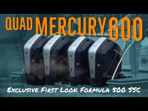 Quad Mercury 600HP V12 Verado on a Formula 500 SSC!