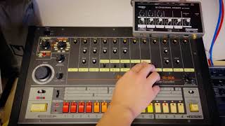 Video thumbnail for Roland TR-808 + Edirol M-10MX by Freaky Tweaky
