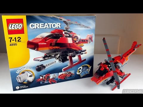 LEGO 4895 Creator Helikopter mit Motor - Review deutsch -