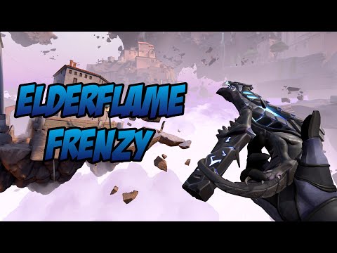 BLACK ELDERFLAME FRENZY SKIN GAMEPLAY LEVEL 7 - VALORANT