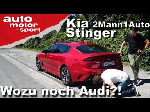 Kia Stinger - Wozu noch Audi?! | 2Mann1Auto | auto motor und sport