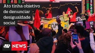 MTST invade a bolsa de valores em protesto contra a fome em SP