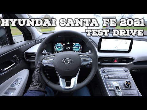 New Hyundai Santa Fe 2021 Test Drive Review POV