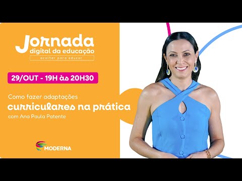 9ª Jornada Digital da Educação | Como fazer adaptações curriculares na prática