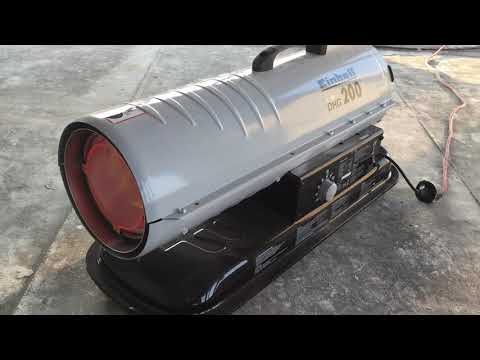 Testing the Einhell DHG 200 - Diesel Heizgebläse