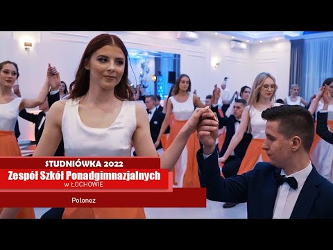STUDNIÓWKA 2022 - Zespół Szkół Ponadgimnazjalnych w Łochowie - Polonez (pokazowy)