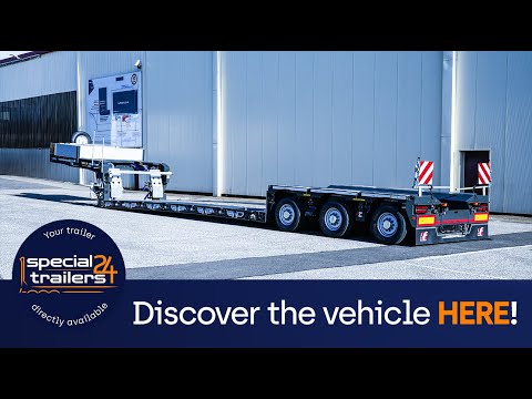 Faymonville - MegaMAX extendable lowbed trailer with 3 pendular axles and detachable gooseneck