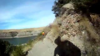 Singletrack riding on South Shore Trail section of River's Edge Trails. Thanks Tomek and KDS Networks!  Fantastic!