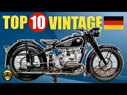 Why These TOP 10 German Vintage Motorcycles Are LEGENDARY!
