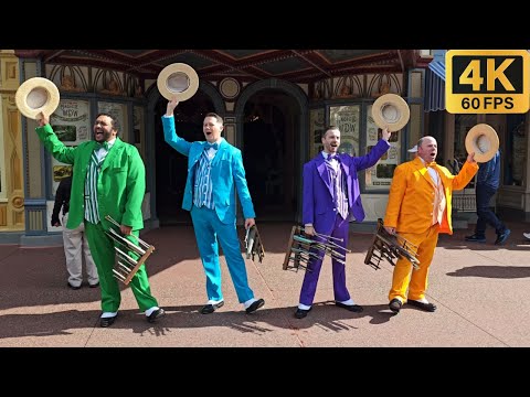 Magic Kingdom The Dapper Dans (Full Show 4K) Walt Disney World - JAN 17, 2024